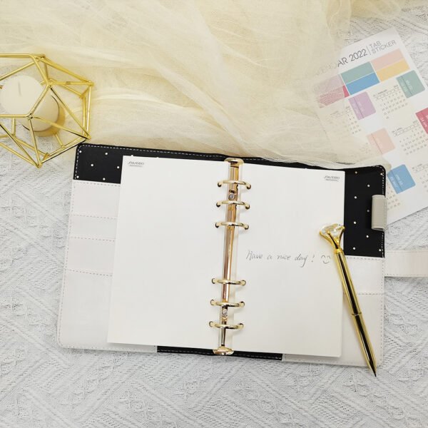 Custom Premium luxury pu leather diary planners notebooks - Image 2