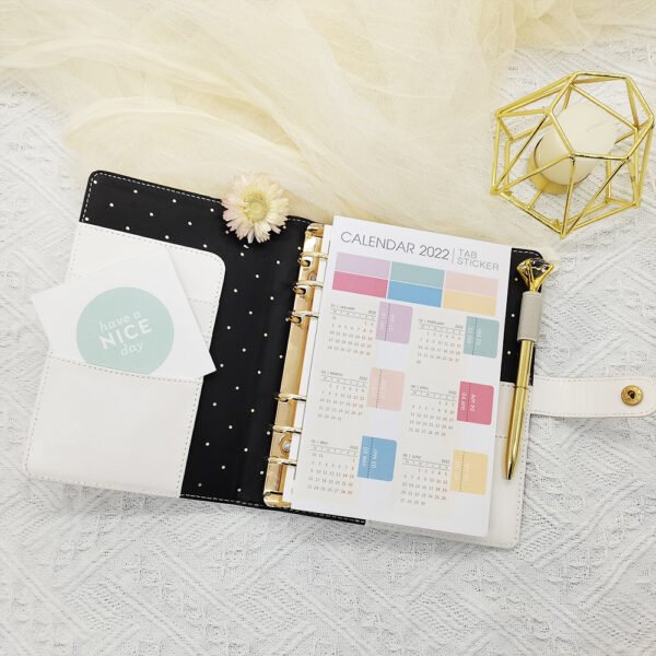 Custom Premium luxury pu leather diary planners notebooks - Image 3