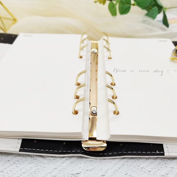 Custom Premium luxury pu leather diary planners notebooks - Image 4