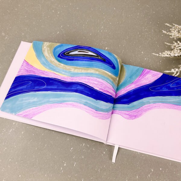 Wholesale fabric cloth linen wedding guest book - Image 2